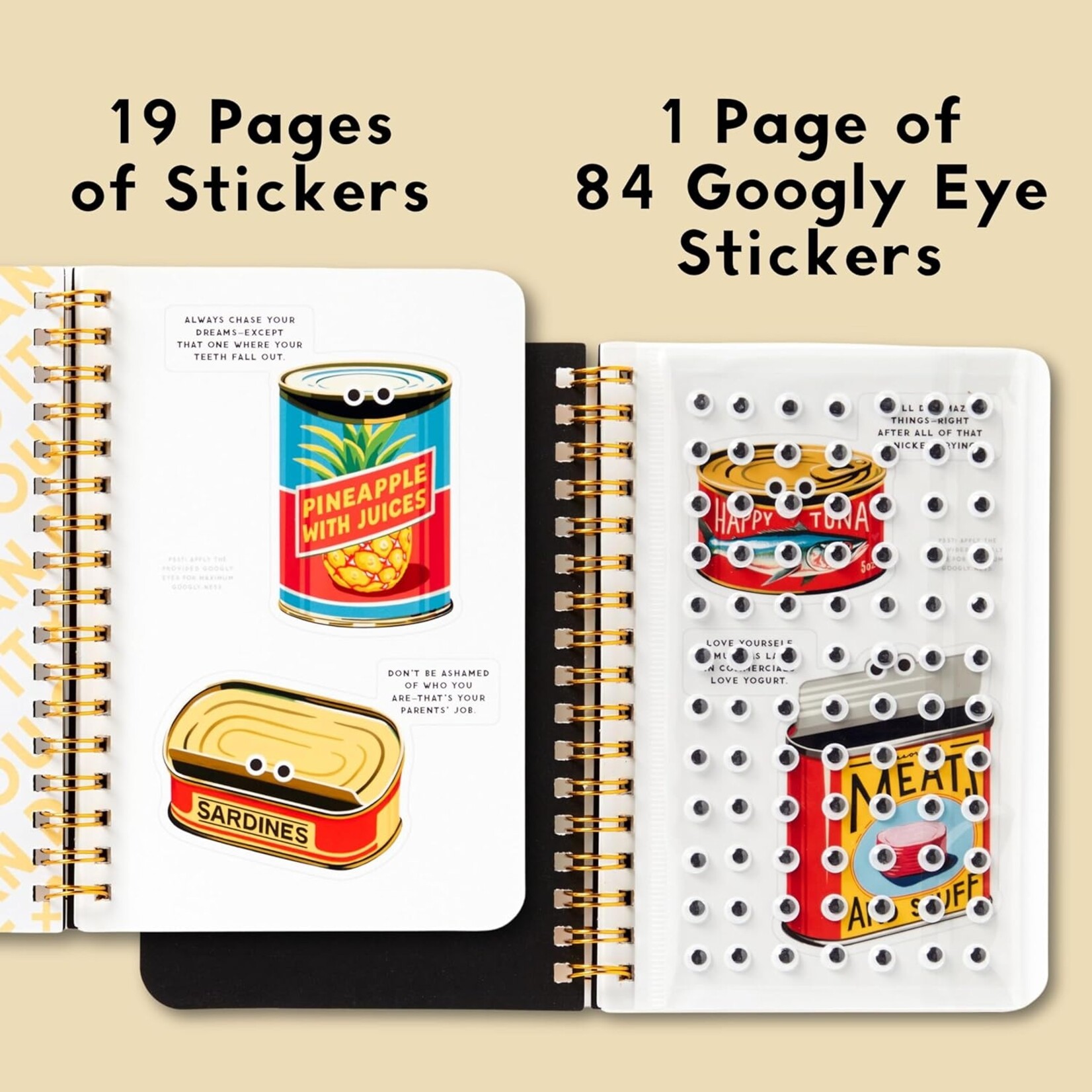 You Can Do It Googly Sticker Book