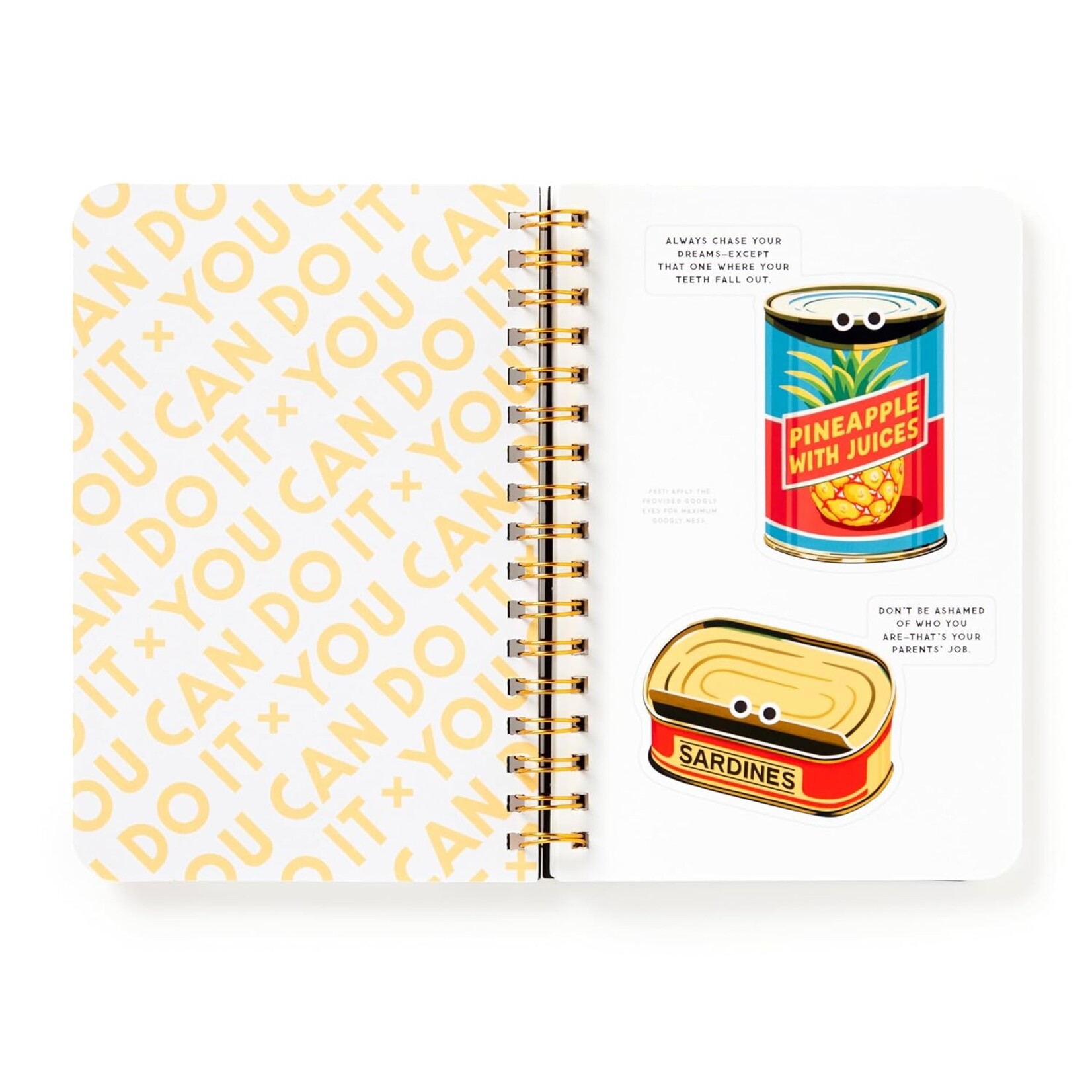 Chronicle Books You Can Do It Googly Sticker Book