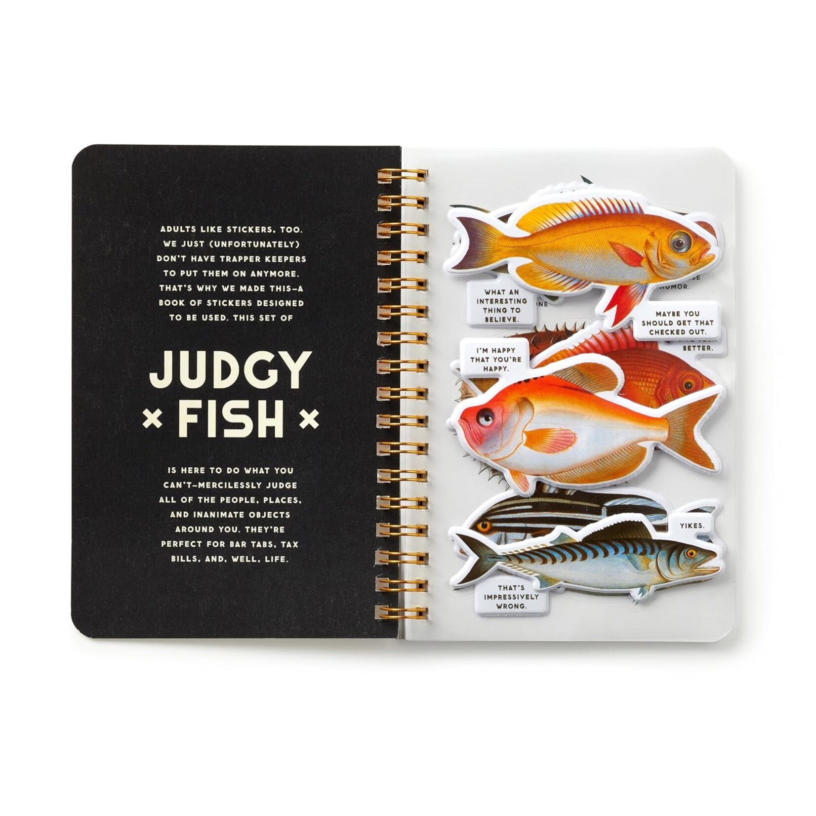 Chronicle Books Judgy Fish Sticker Book