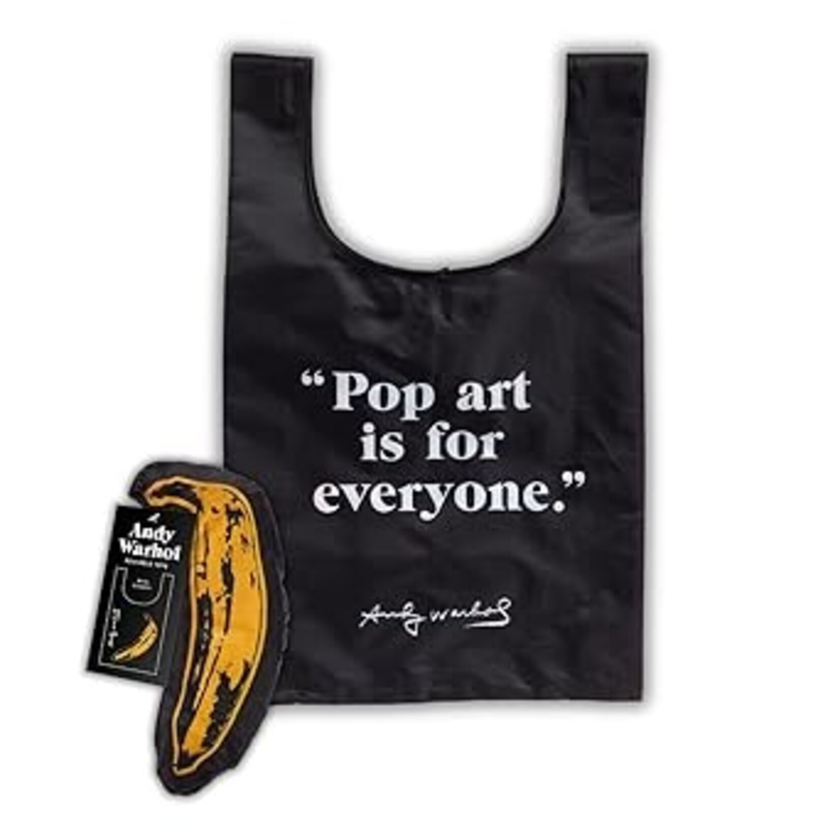 Andy Warhol Banana Packable Nylon Tote Bag