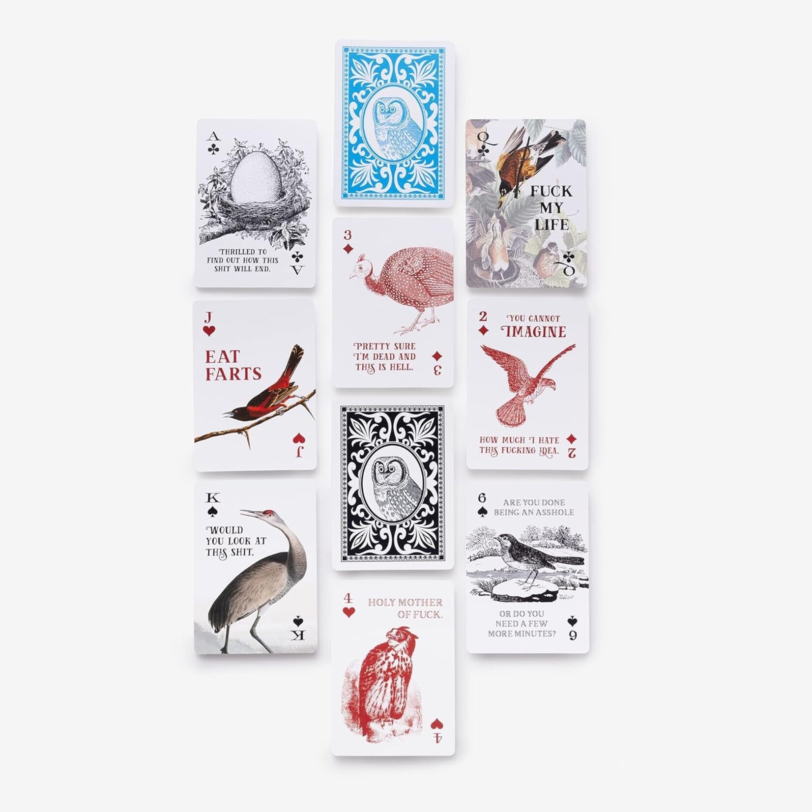 Effin Birds Playing Cards
