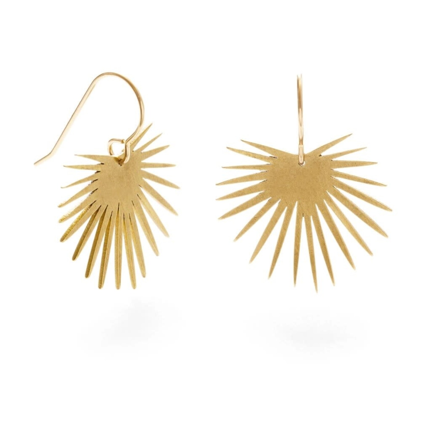 Fan Palm Drop Earrings