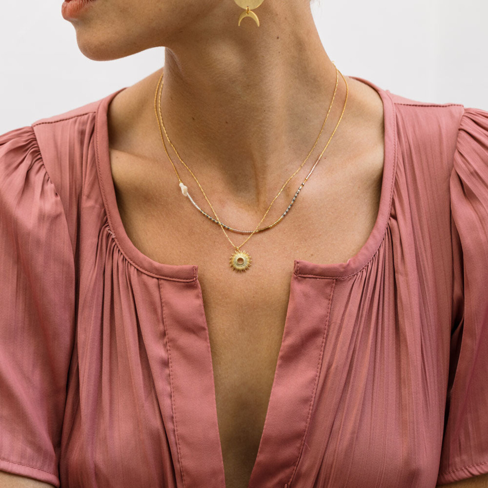 A Mano Sunburst Necklace