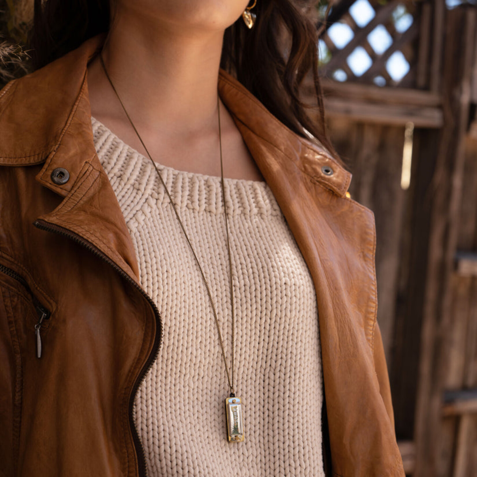 Harmonica Necklace