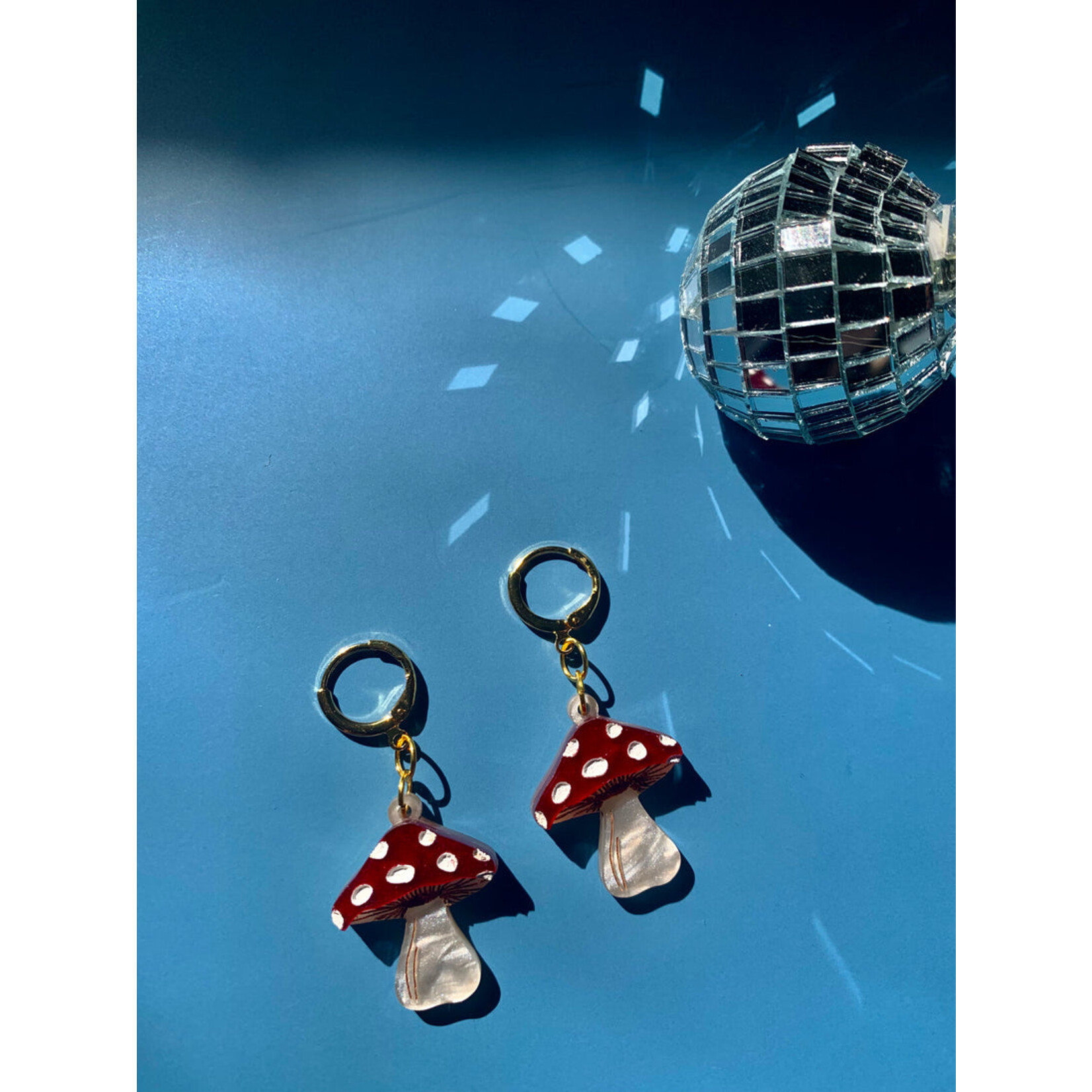 Mini Mushrooms Earrings