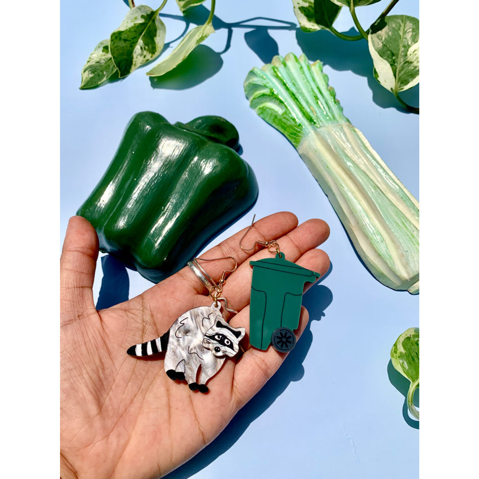 Trash Panda Earrings