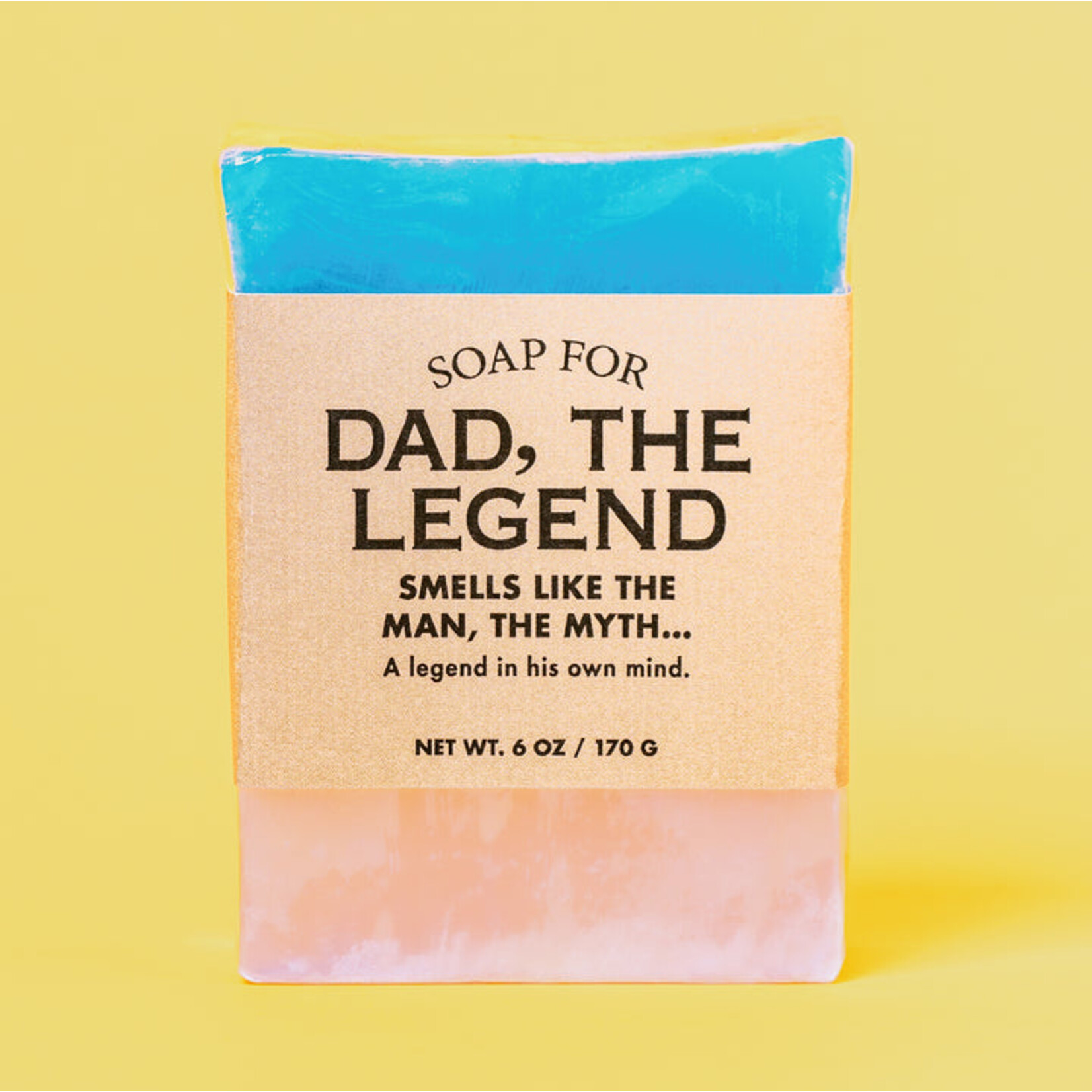 Whiskey River Dad, the Legend Soap