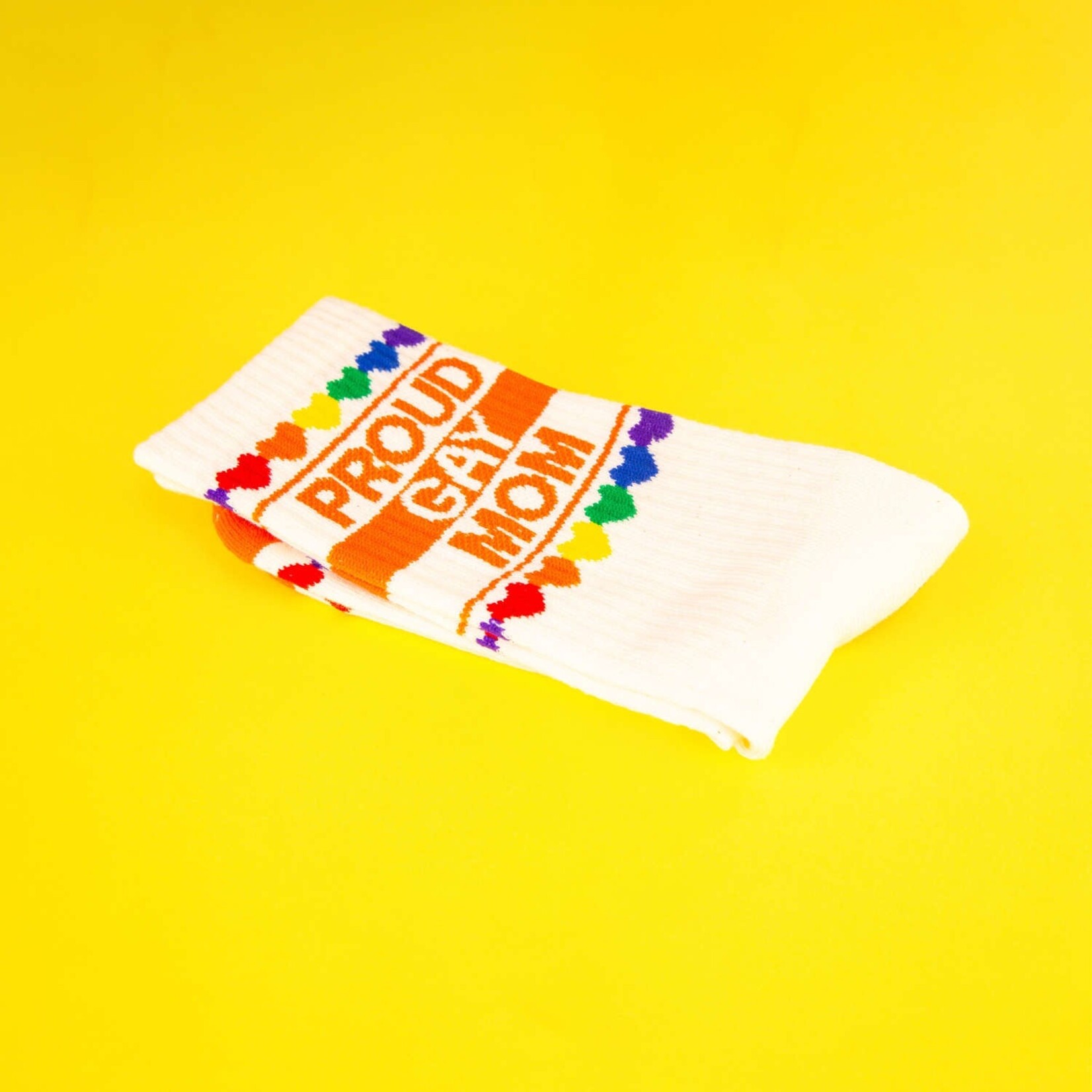 Proud Gay Mom Gym Crew Socks
