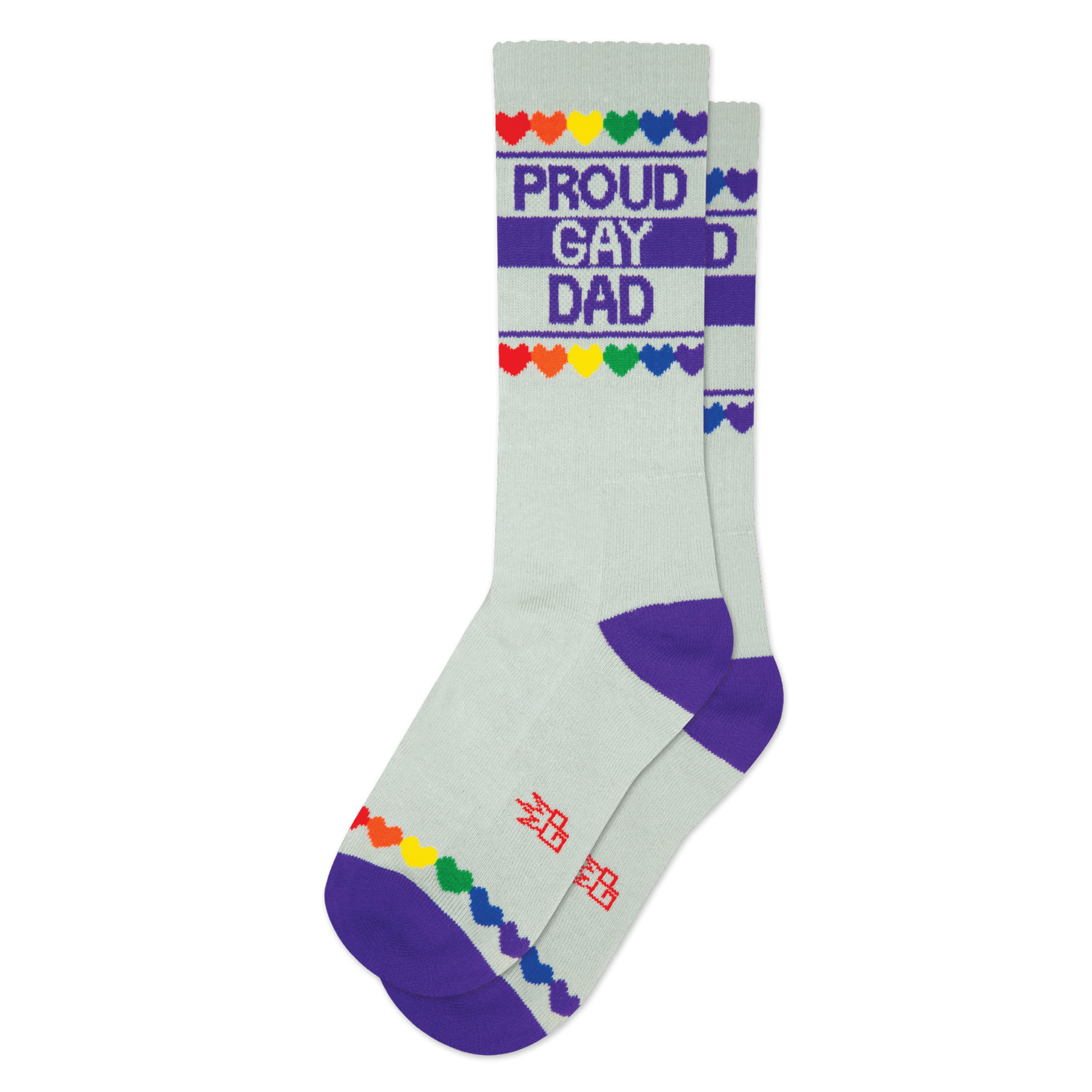 Proud Gay Dad Gym Crew Socks