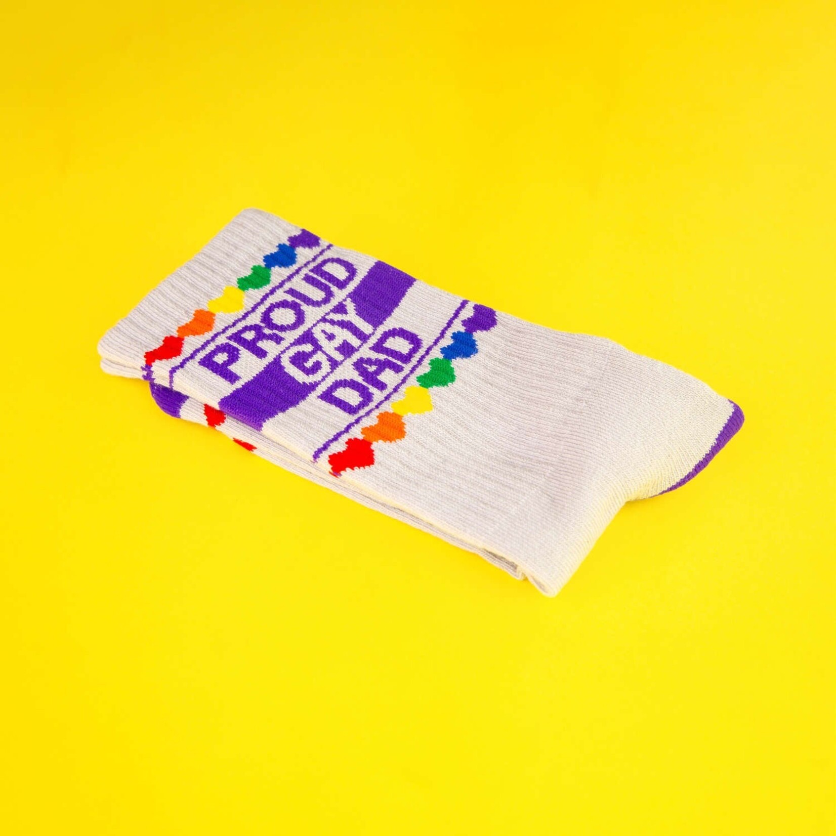 Proud Gay Dad Gym Crew Socks