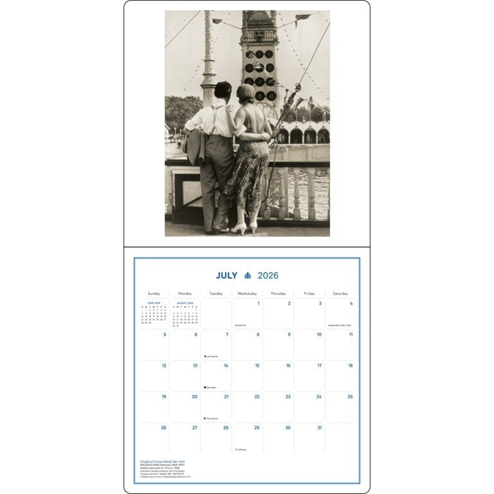 Simon and Schuster NY in Art Wall Calendar 2026