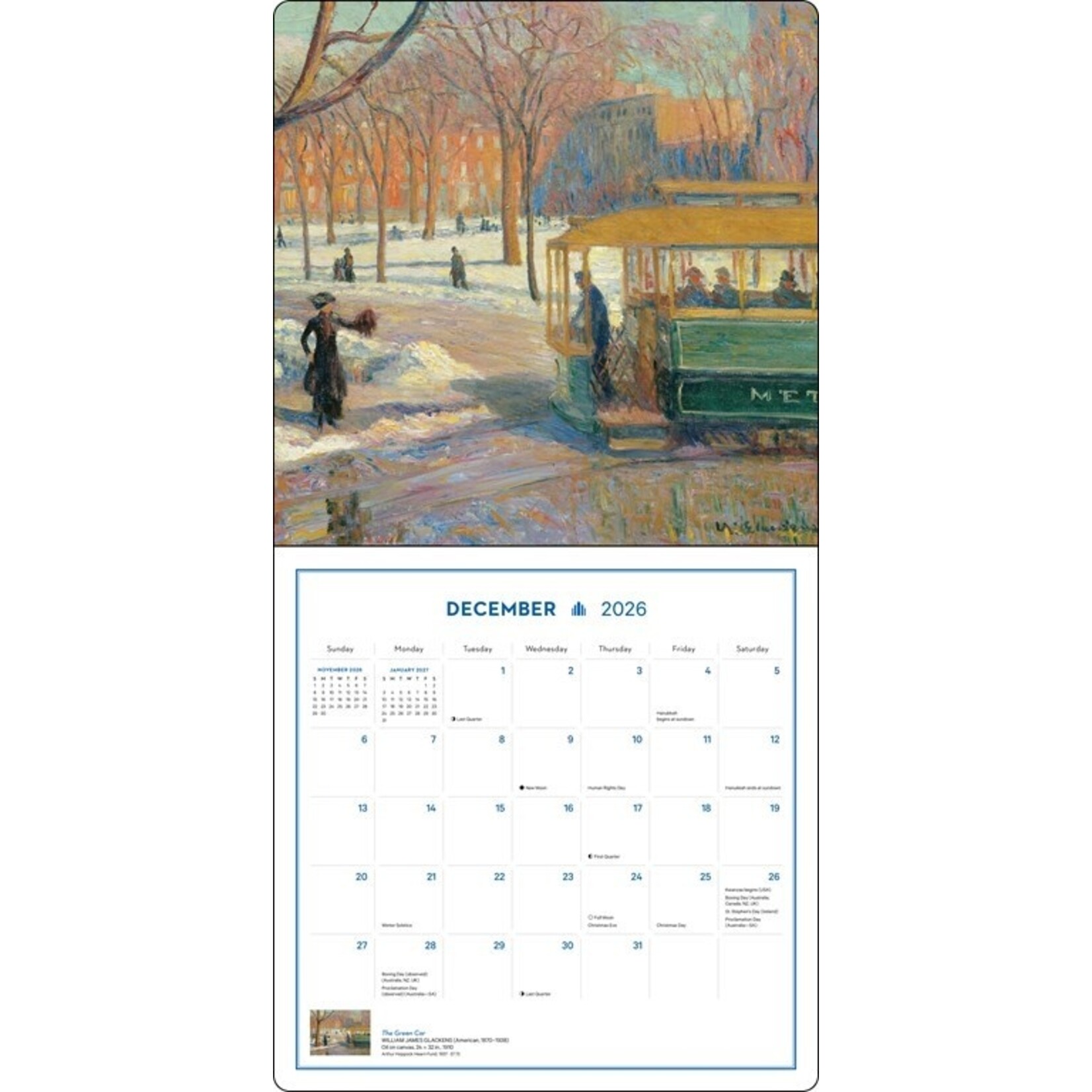 Simon and Schuster NY in Art Wall Calendar 2026