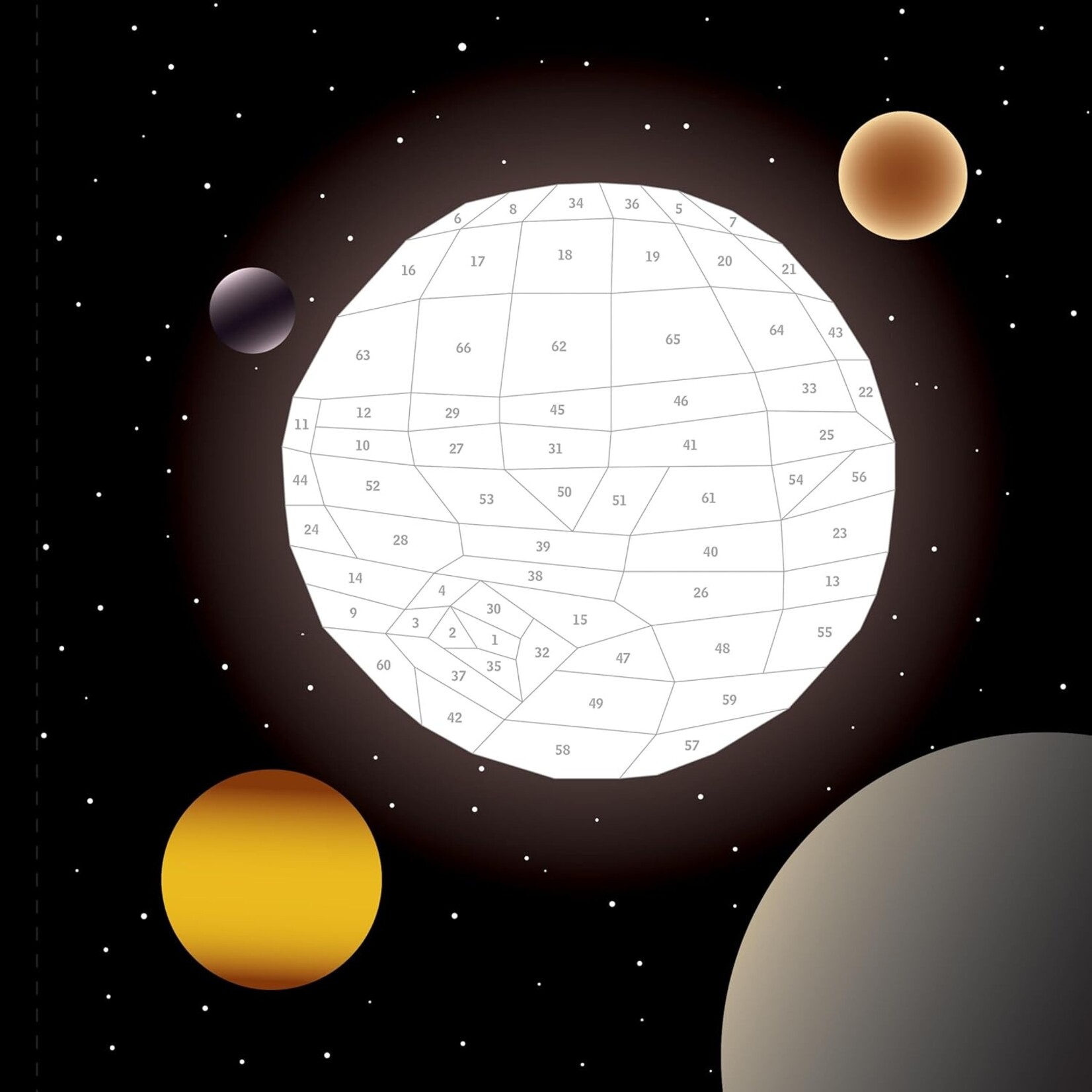 Hachette Paint by Sticker Kids: Outer Space