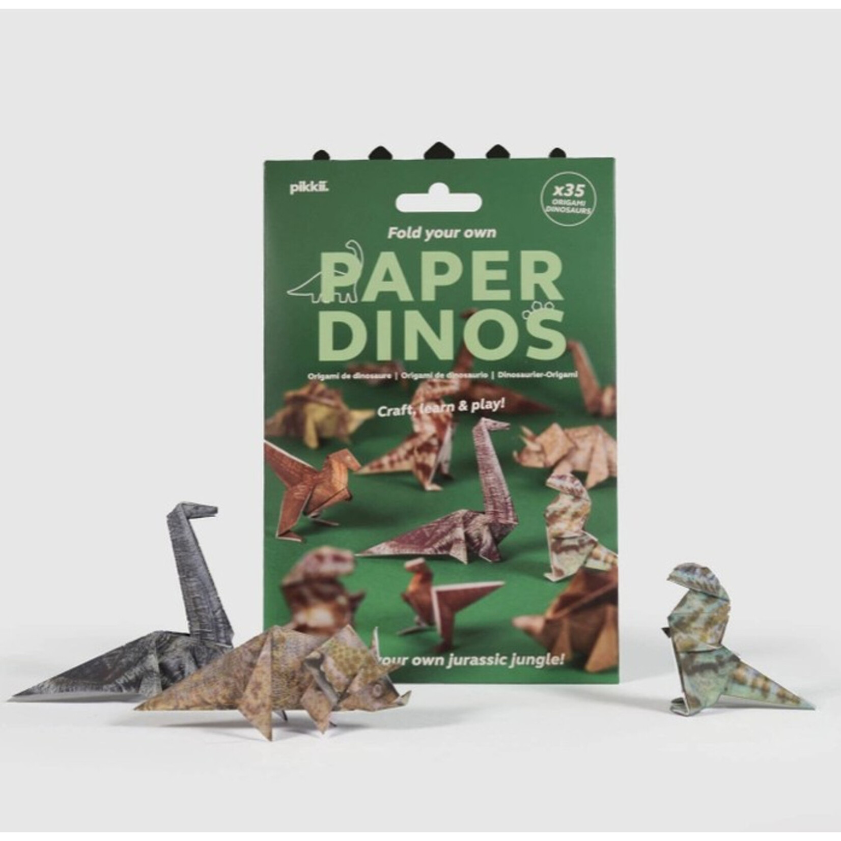Pikkii Paper Dinos Origami