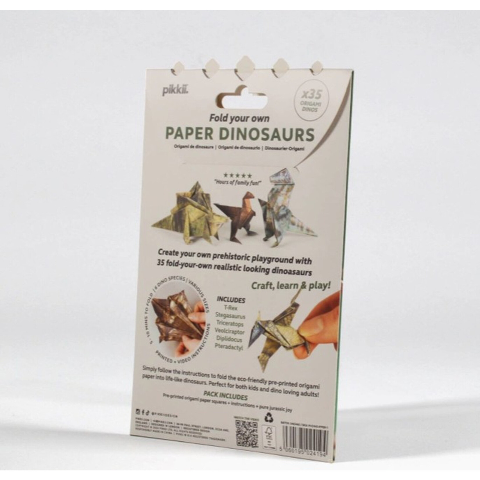 Pikkii Paper Dinos Origami