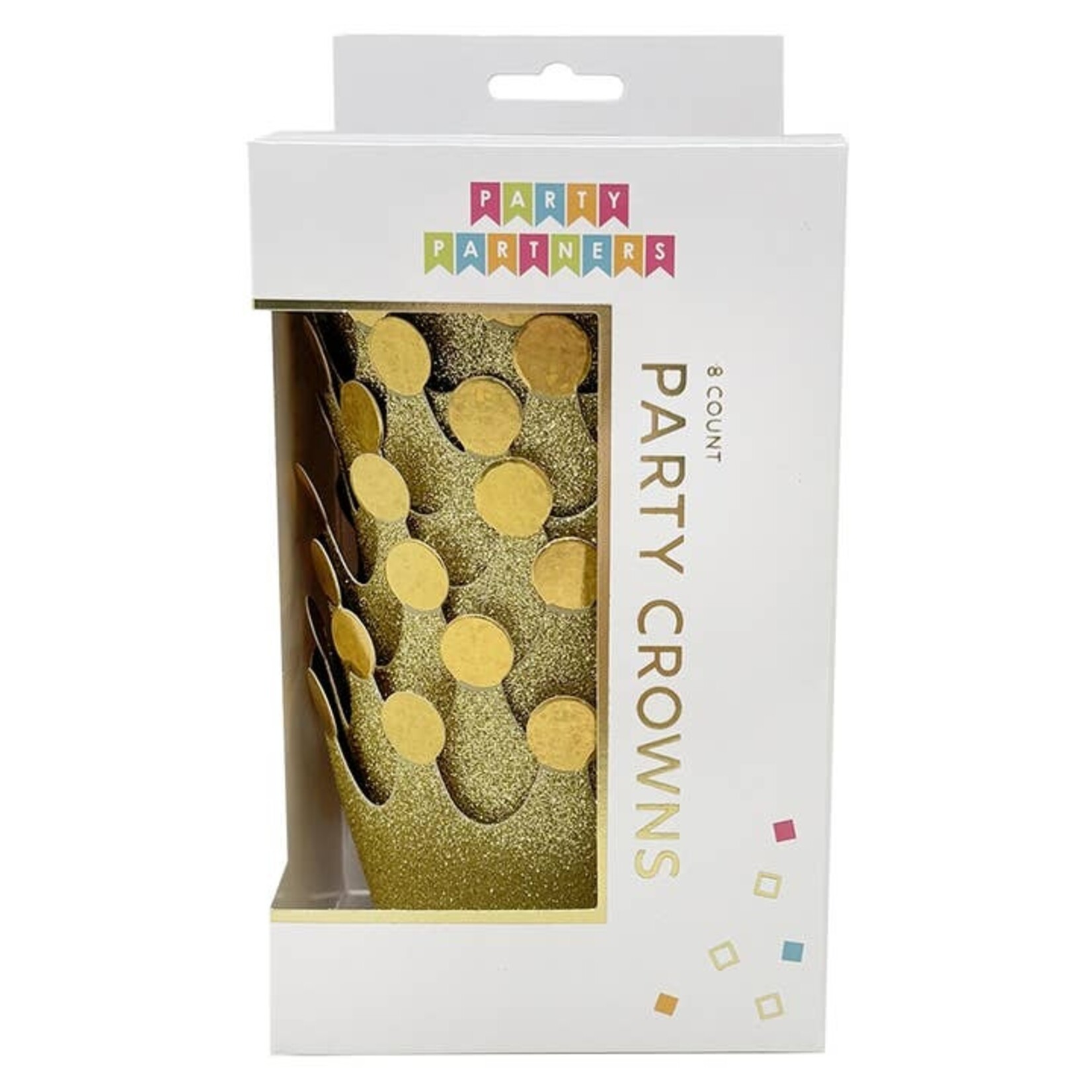 Party Partners Design Mini Golden Crowns