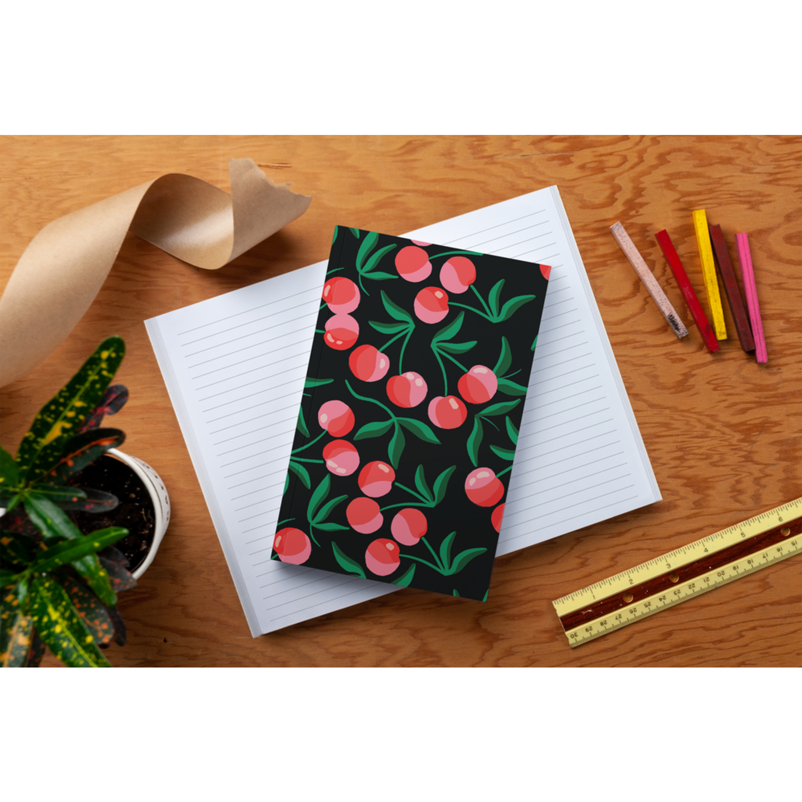 Denik Cherries Classic Layflat Notebook