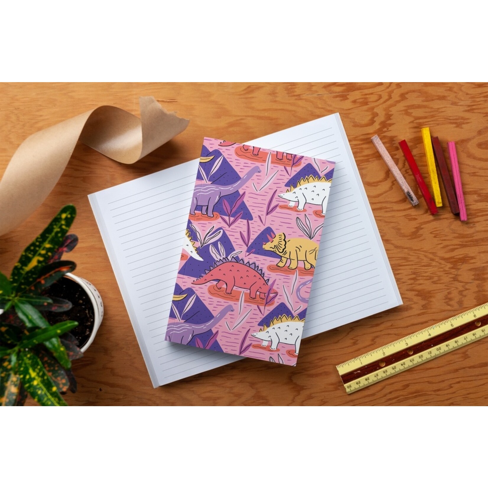 Denik Candied Dinos Classic Lined Notebook