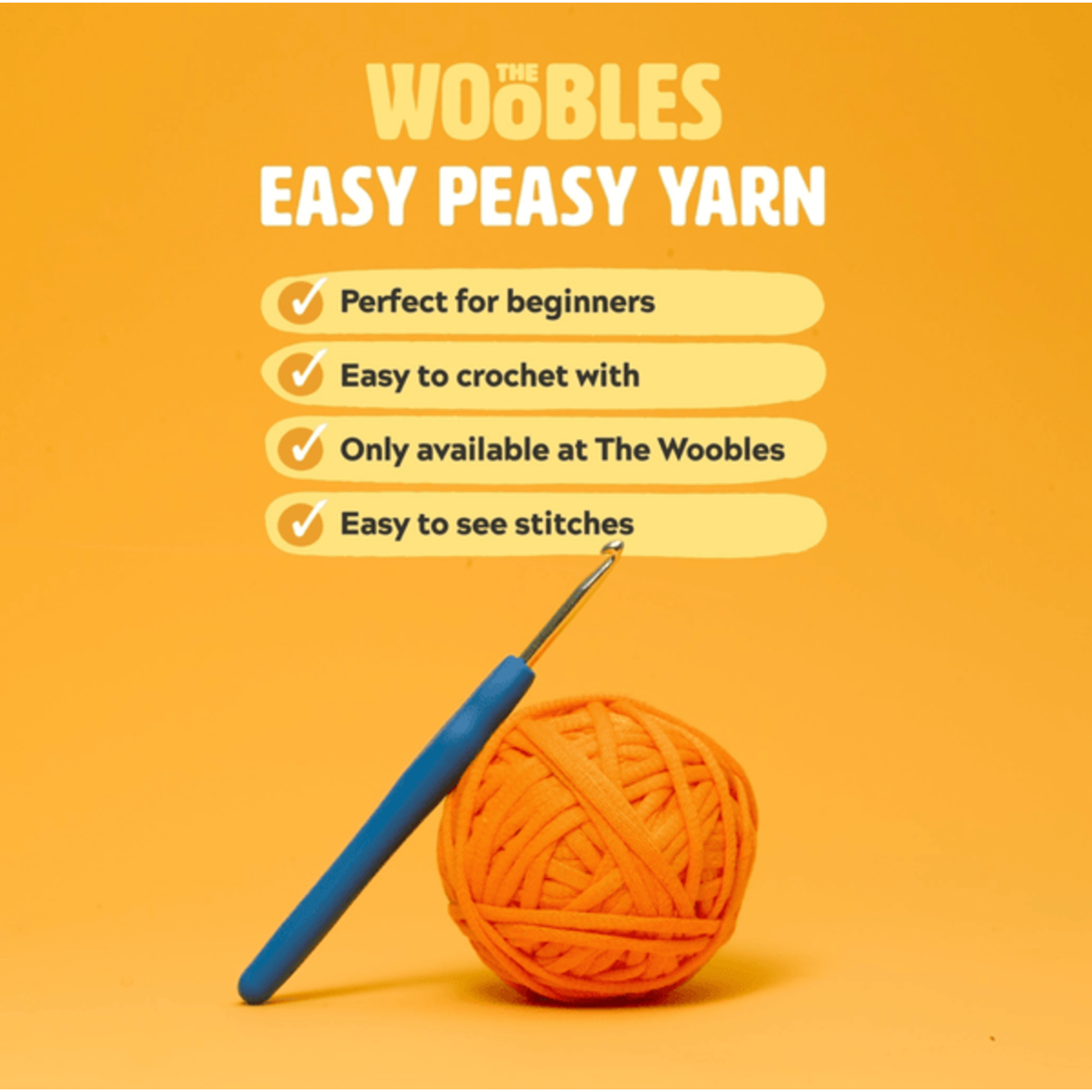 Woobles Bo the Chicken Beginner Crochet Kit