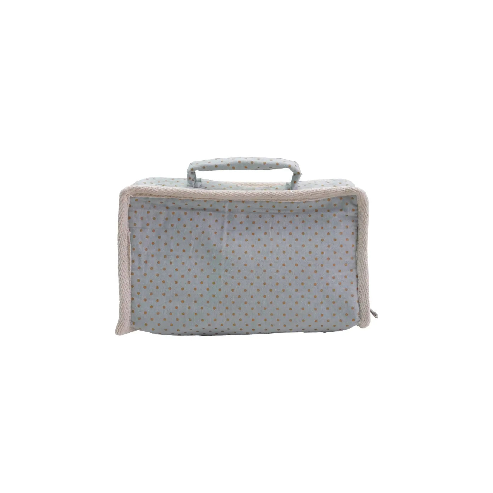 Creative Coop Cotton Bear Suitcase Doll