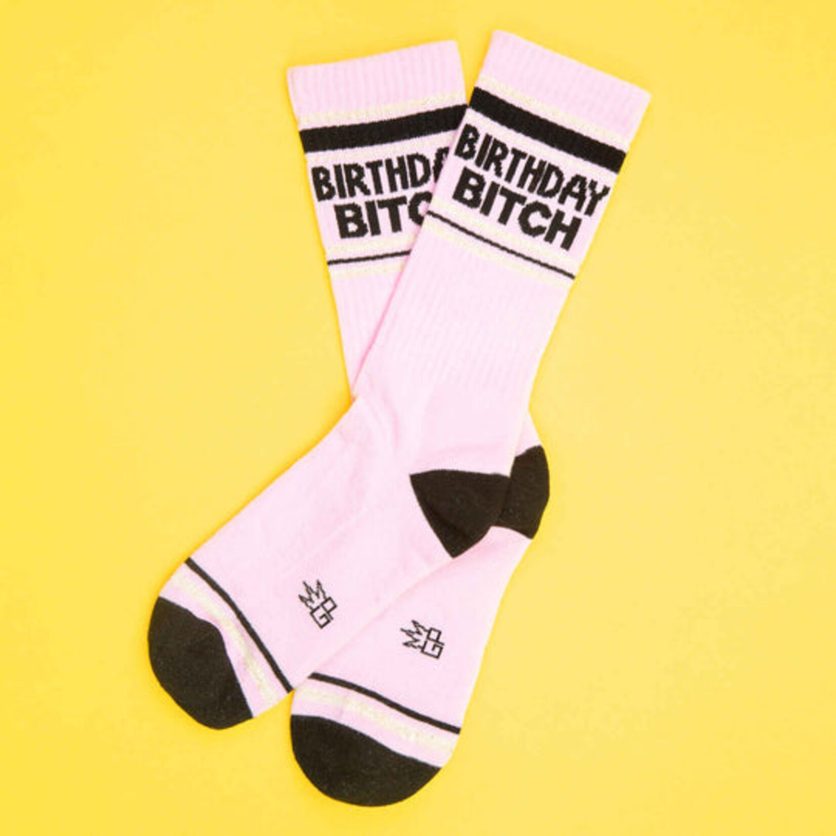 gumball poodle Birthday Bitch Gym Crew Socks