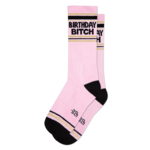 gumball poodle Birthday Bitch Gym Crew Socks