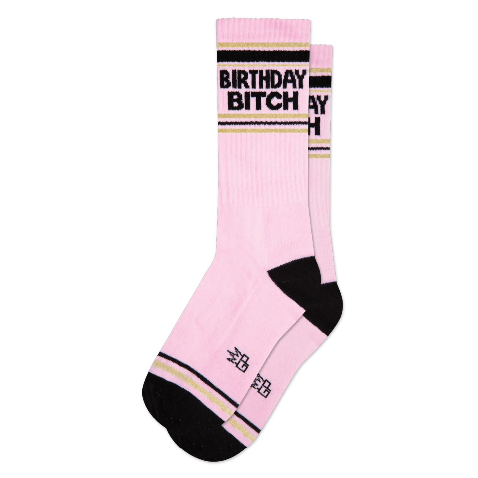 gumball poodle Birthday Bitch Gym Crew Socks