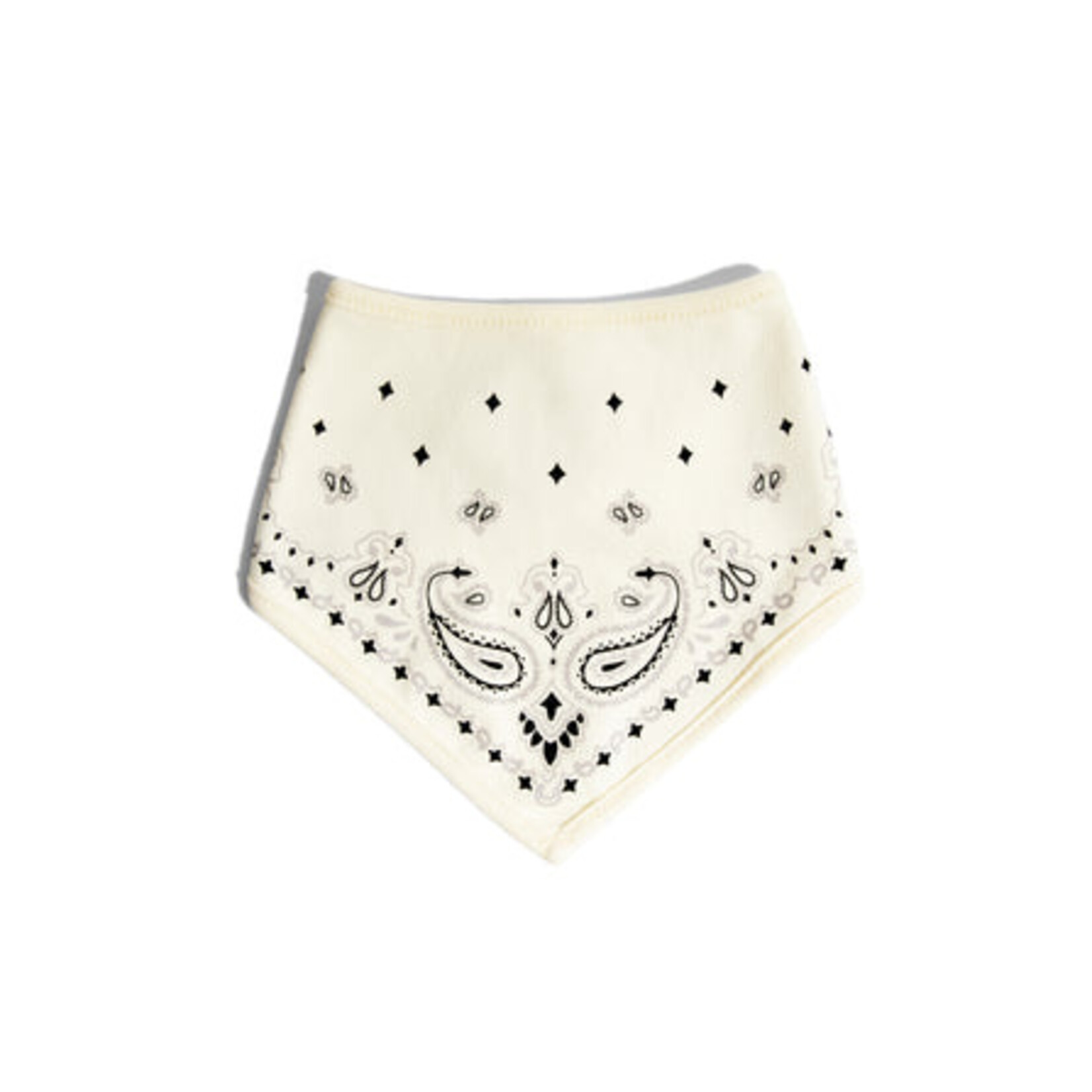 Bandana Bib in Egg Cream