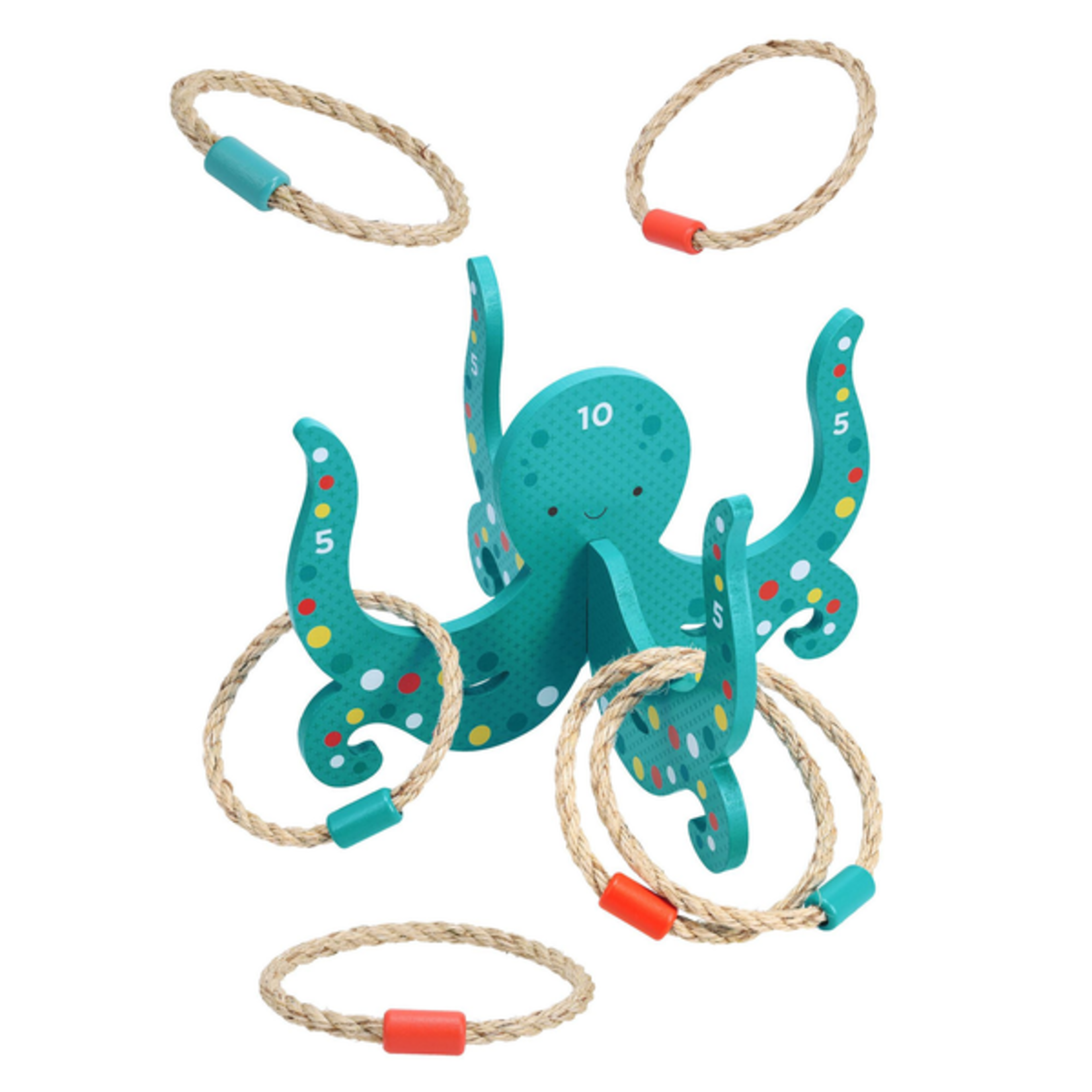 Chronicle Books Octopus Wooden Hoopla Game