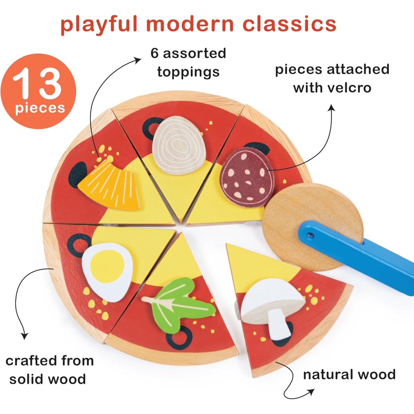 Mentari Toys Take-Out Toy Pizza