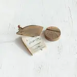 Metal Mouse Cheese Knife & Mango Wood Stand