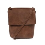 Joy Accessories Aimee Front Flap Crossbody in Hickory