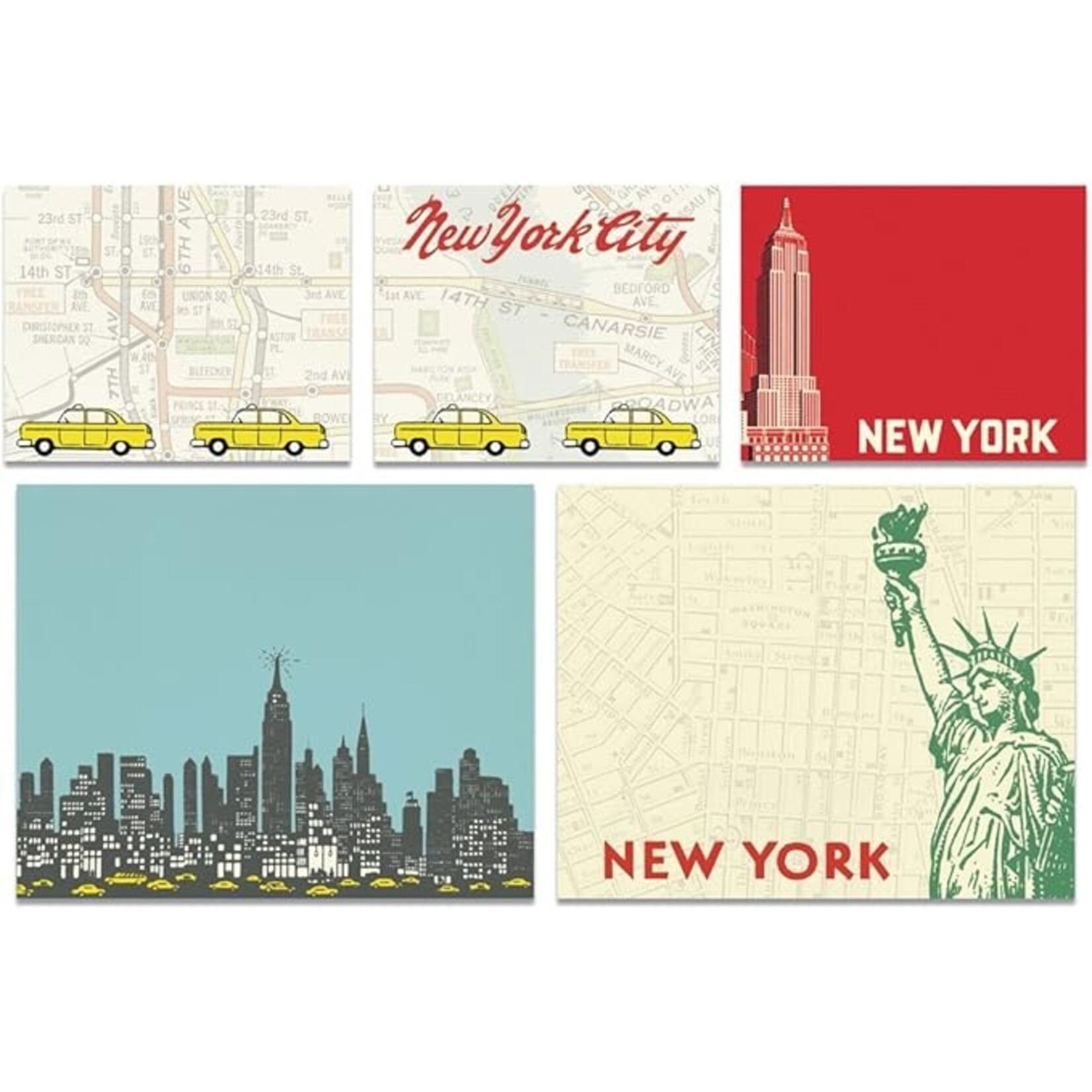 Cavallini New York Sticky Note Set