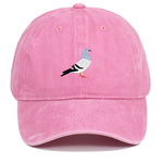 Pigeon Baseball Hat in Pink