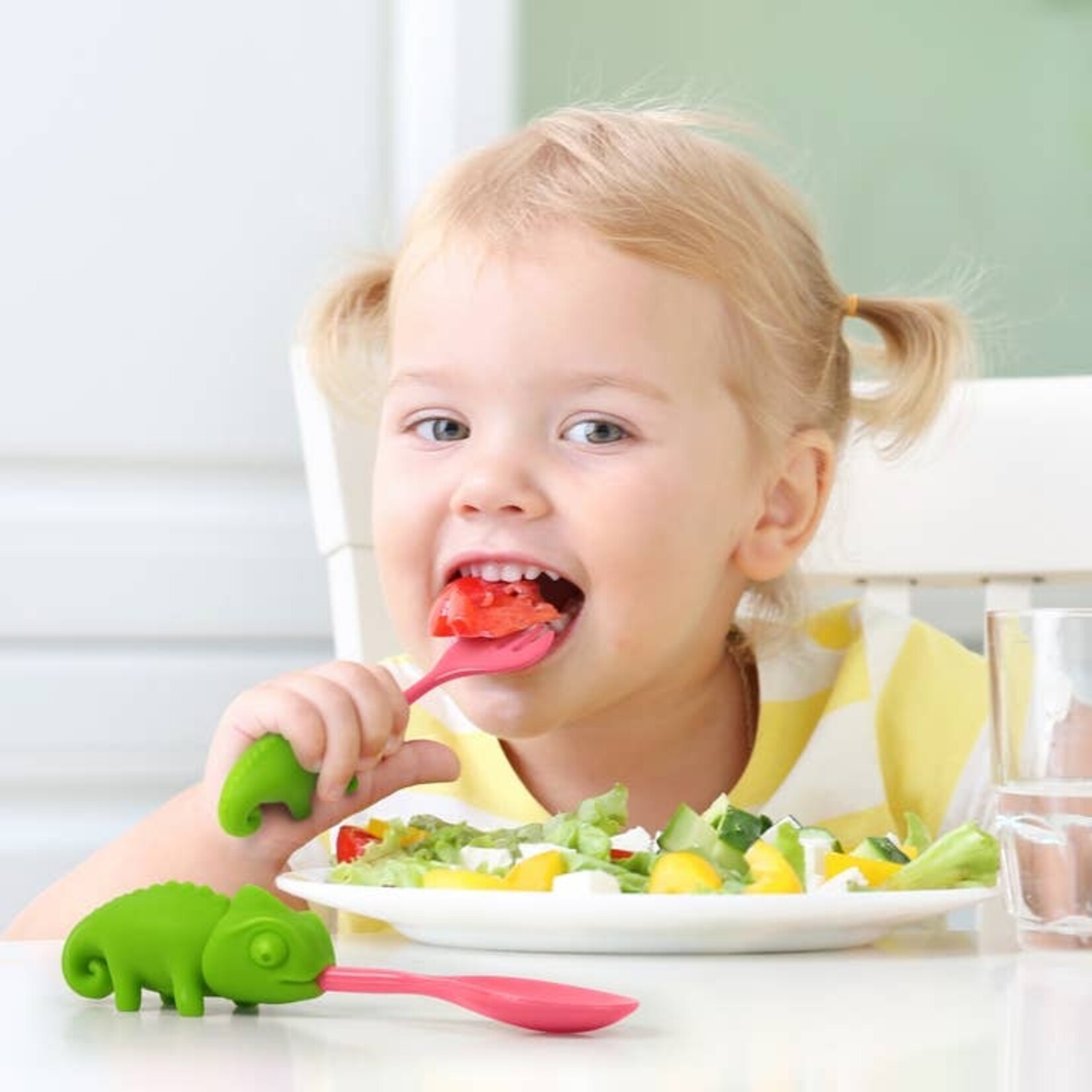 Fred & Friends Taste Buds Chameleon Utensils