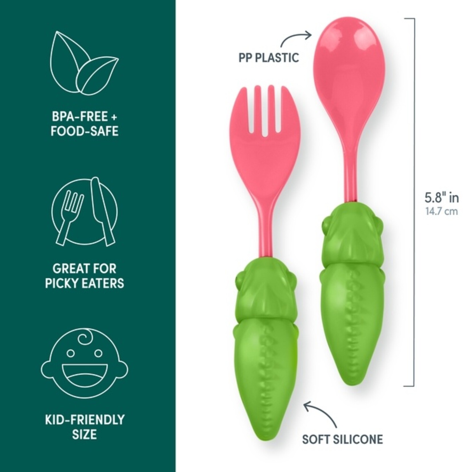 Fred & Friends Taste Buds Chameleon Utensils