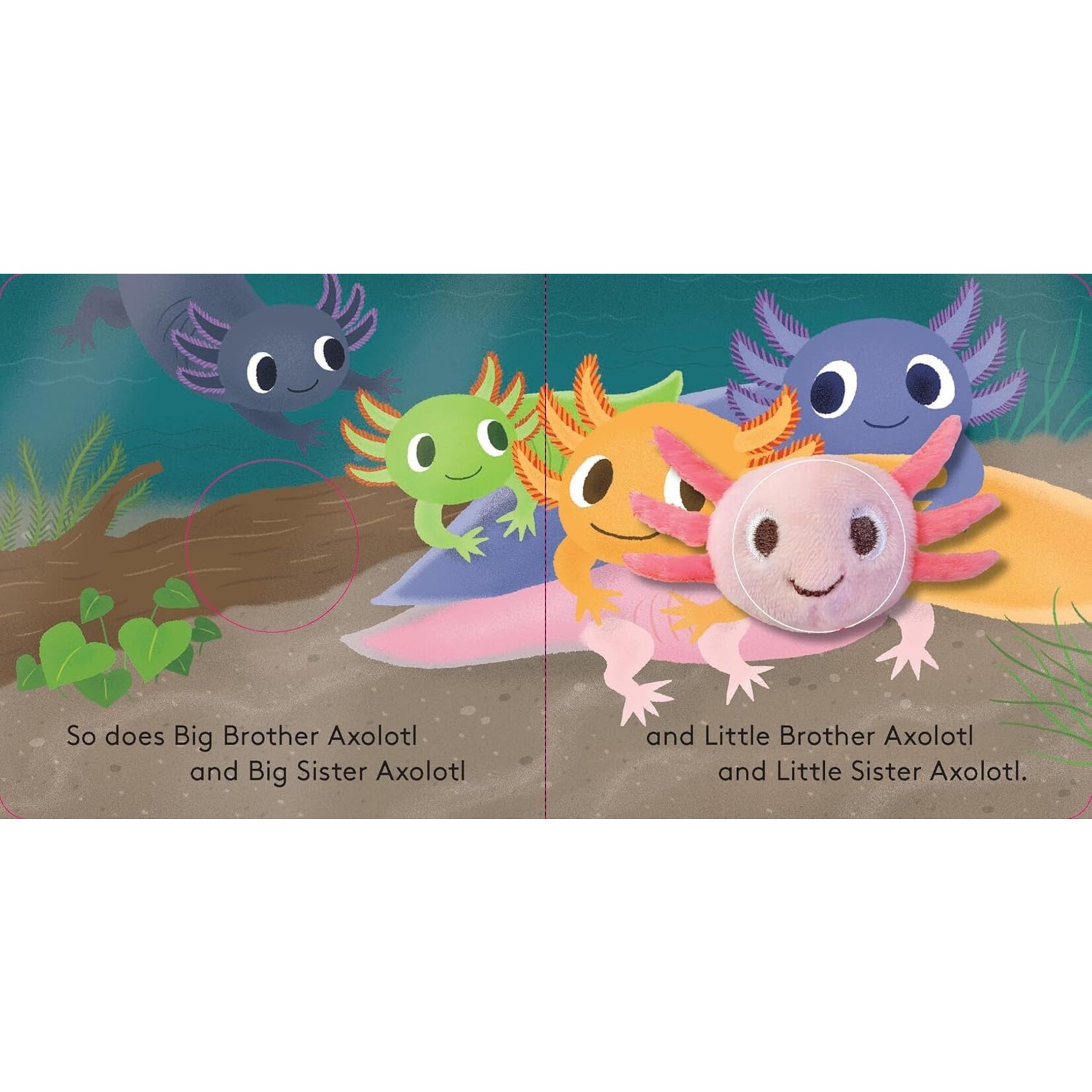 Chronicle Books Baby Axolotl: Finger Puppet Book