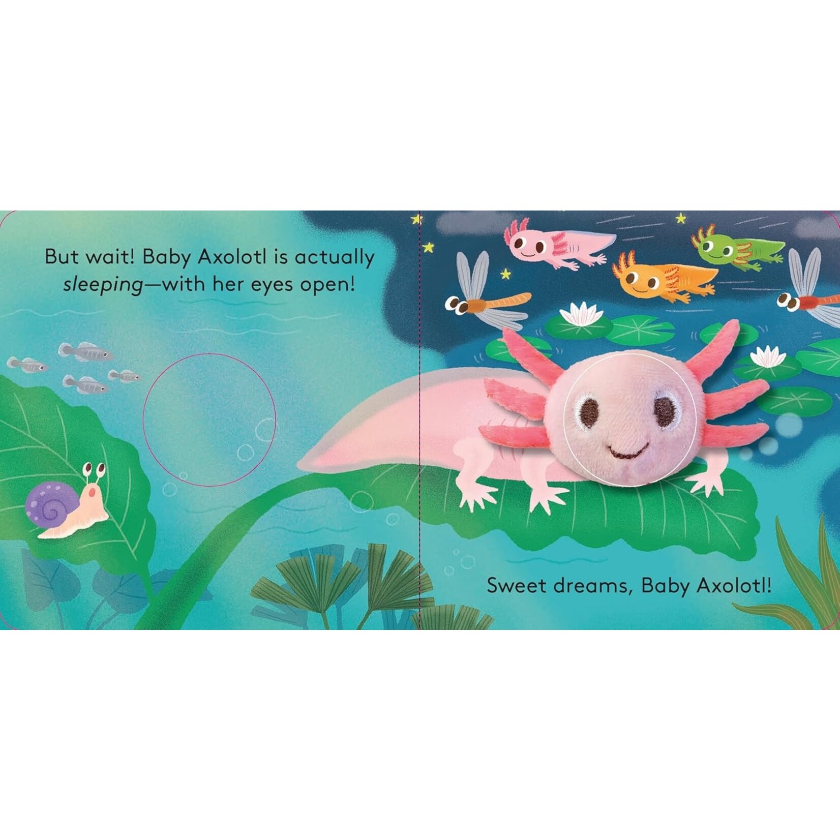 Chronicle Books Baby Axolotl: Finger Puppet Book
