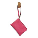 Joy Accessories Pippa Wristlet Pouch in Magenta