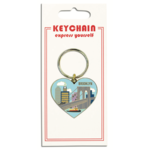 The Found Brooklyn Skyline Heart Keychain