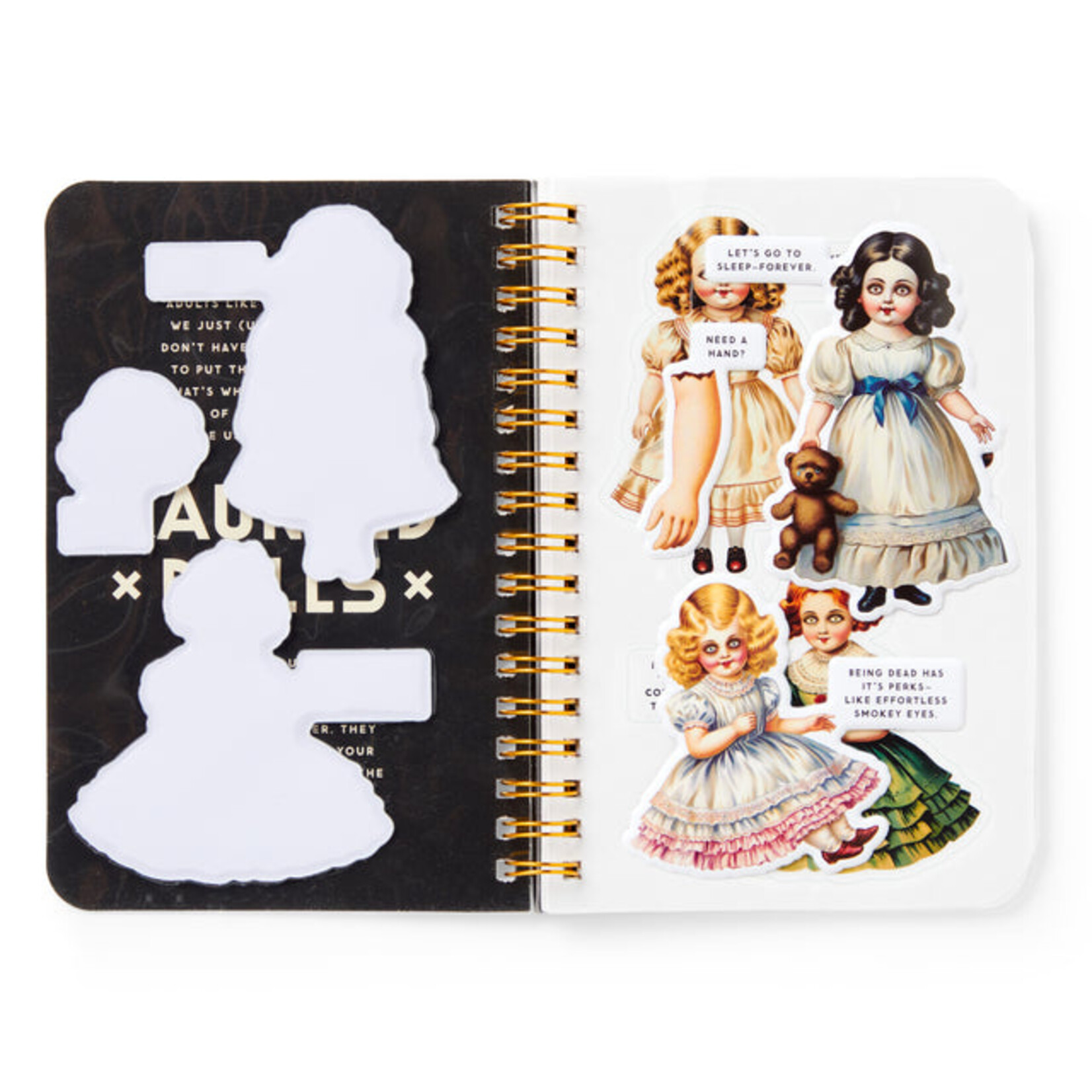Chronicle Books Haunted Dolls Sticker Book