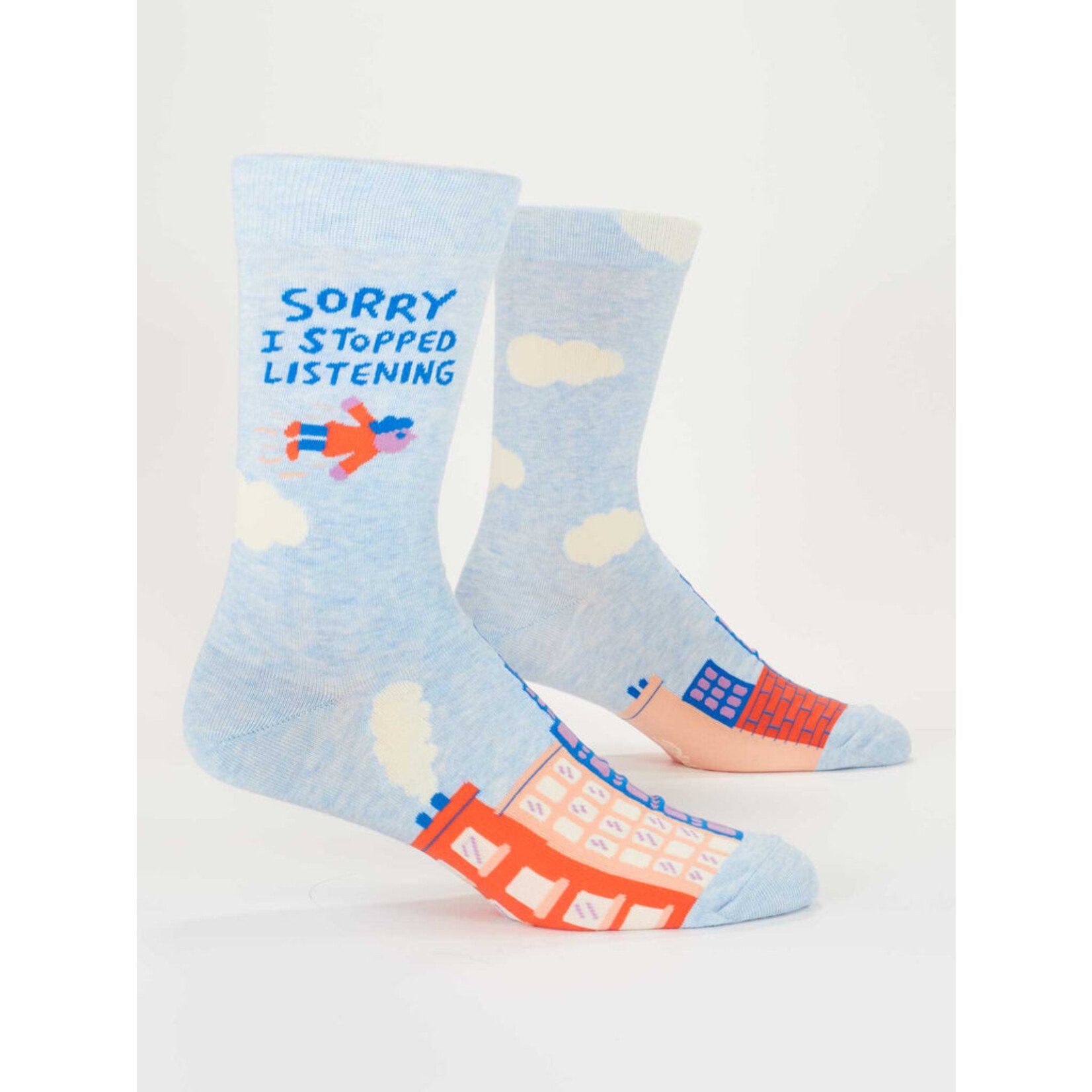 Blue Q Stopped Listening Men's Socks