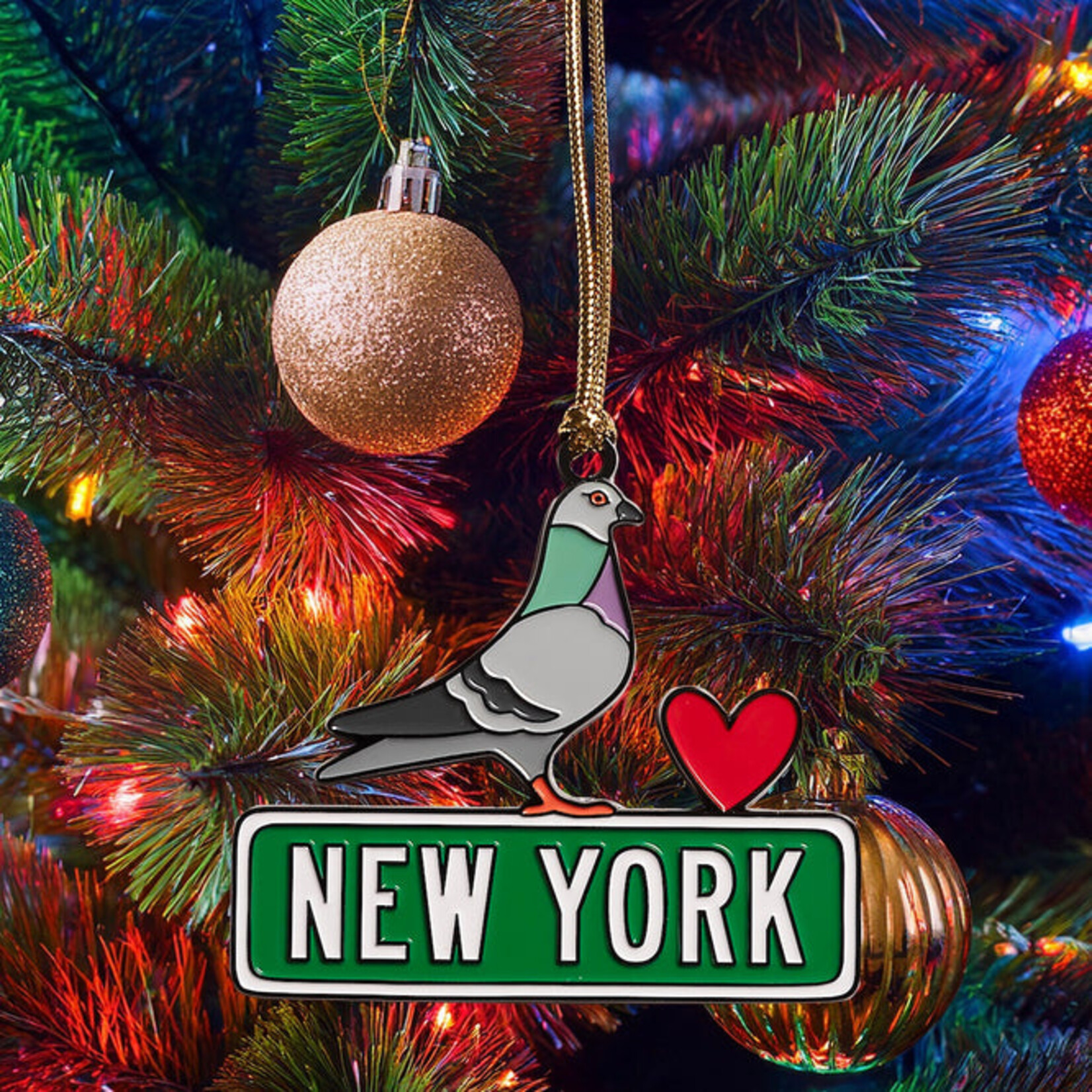 The Found NYC Pigeon Ornament