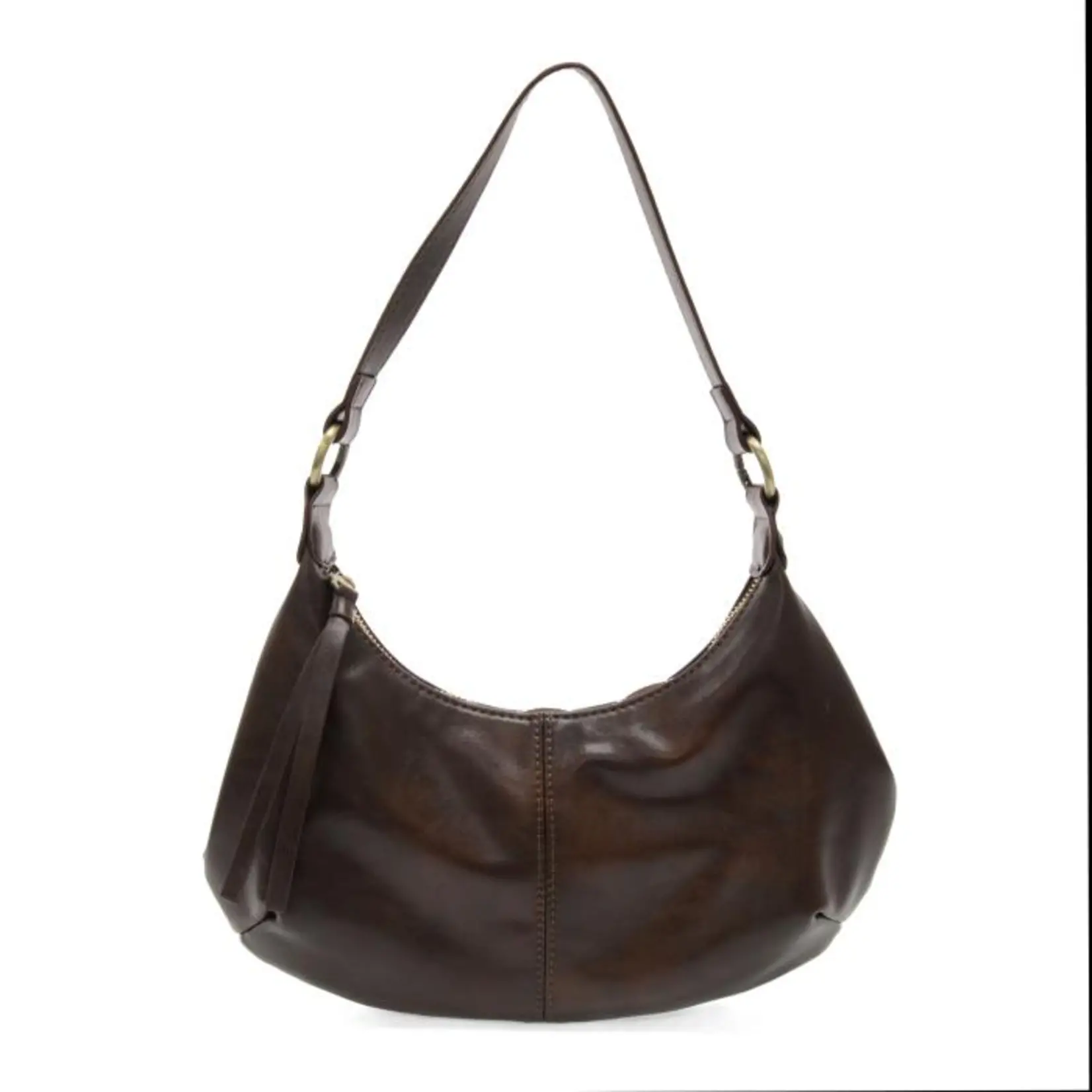 Joy Accessories Giselle Mini Hobo in Mocha