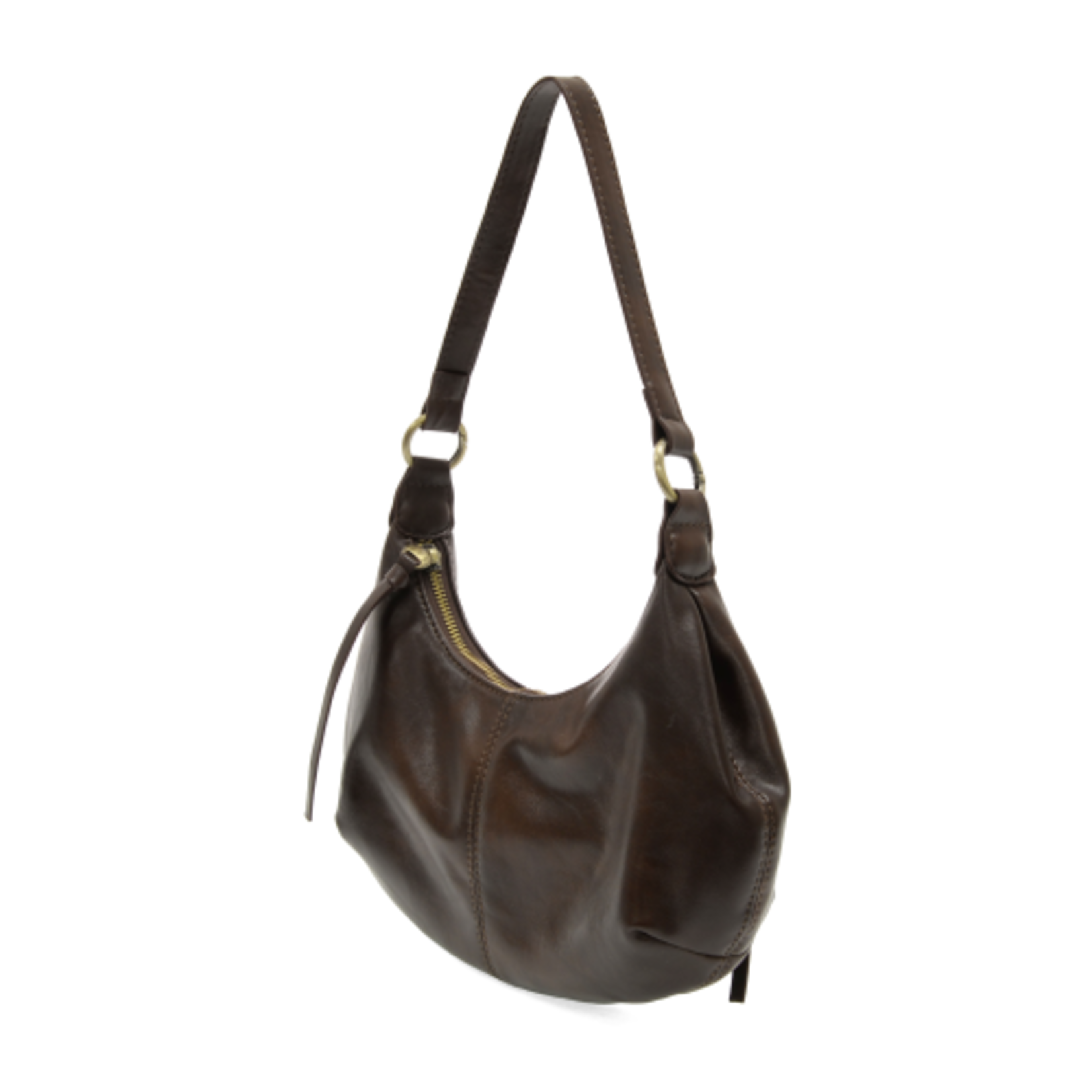 Joy Accessories Giselle Mini Hobo in Mocha