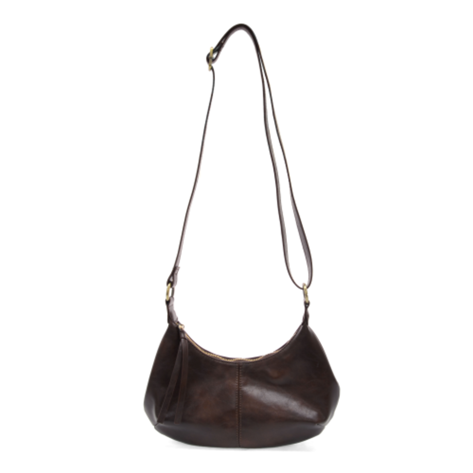 Joy Accessories Giselle Mini Hobo in Mocha