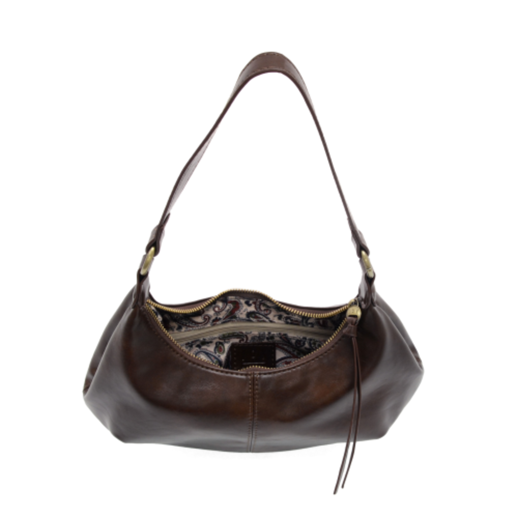 Joy Accessories Giselle Mini Hobo in Mocha