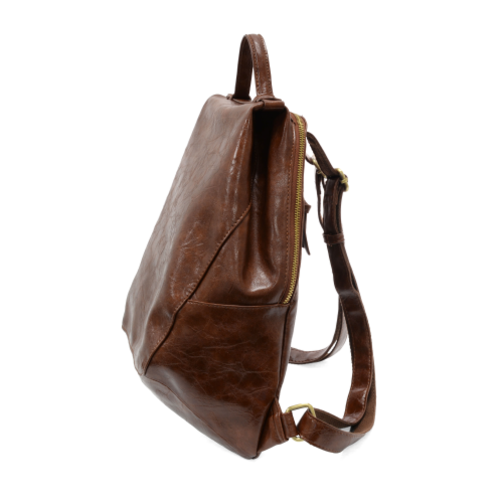 Joy Accessories Maggie Modern Backpack in Saddle
