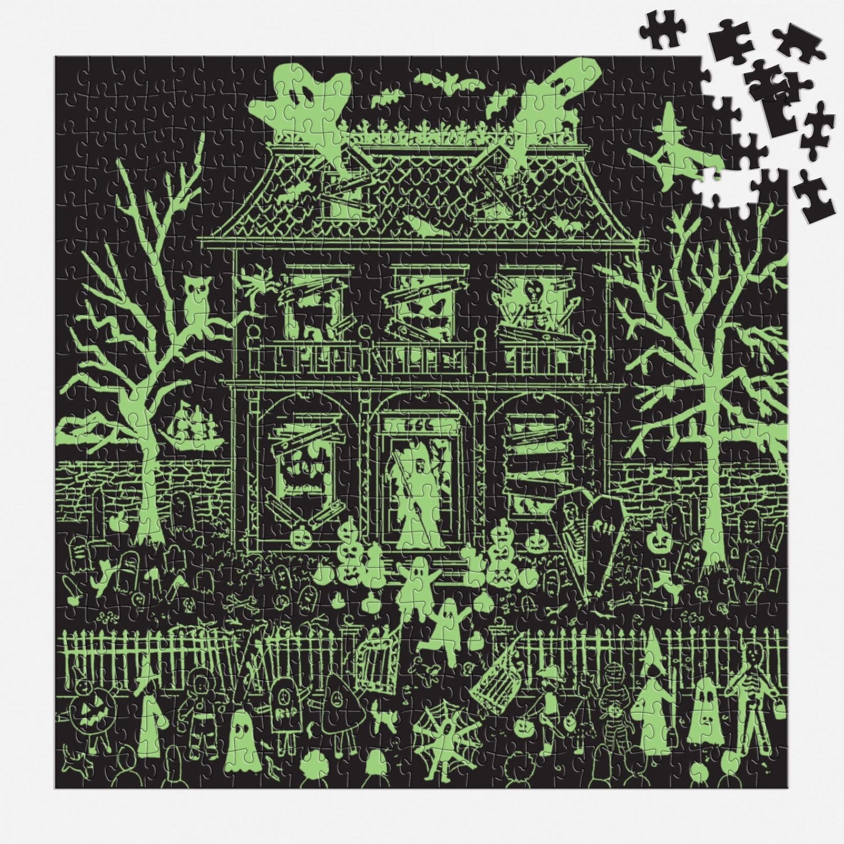 Hachette Glow Haunted House Puzzle