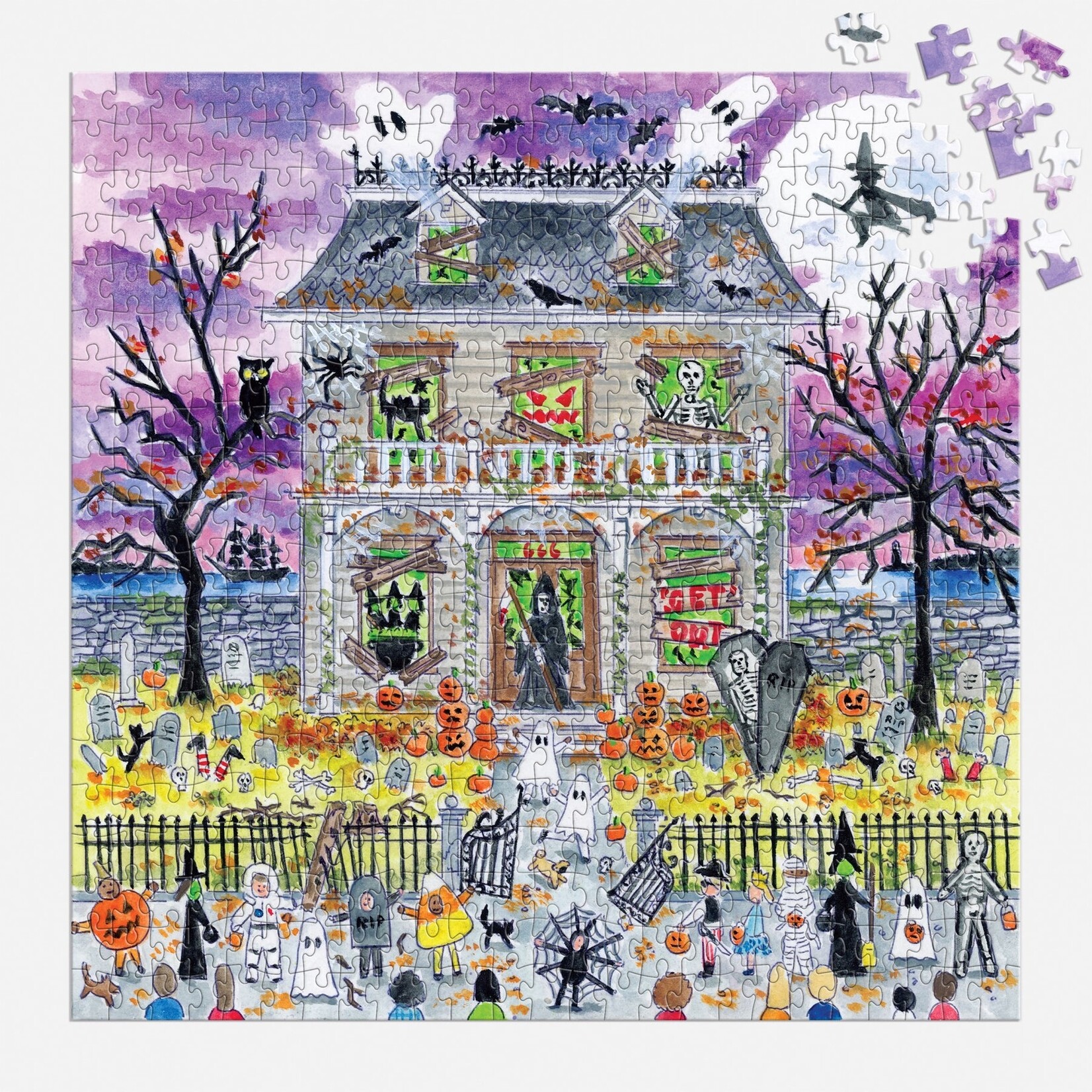 Hachette Glow Haunted House Puzzle